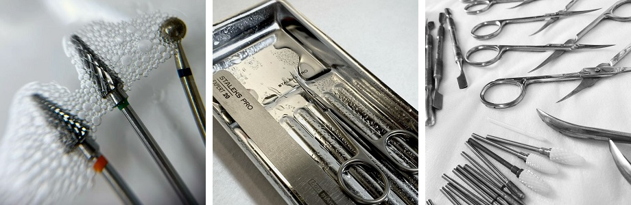 Nail tool sterilization